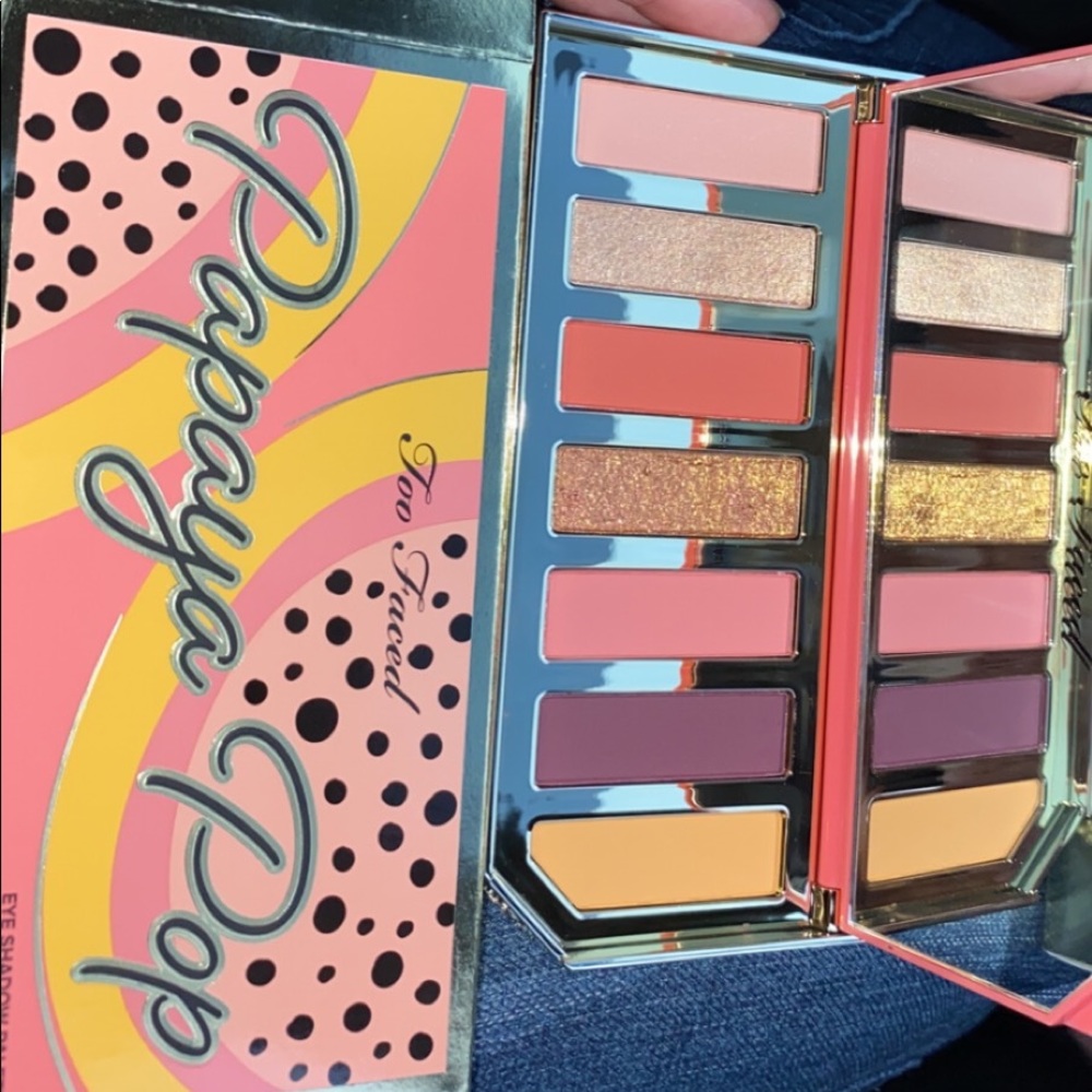 Too faced papaya pop palette brand new never used!
